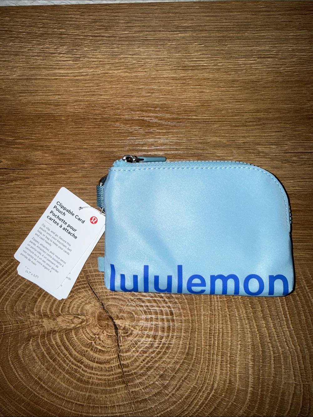 lululemon athletica Light Blue Card & Key Holder